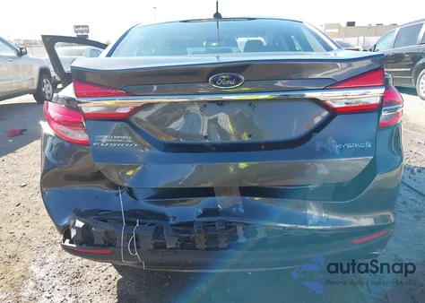 2018 Ford Fusion Hybrid S из США, поврежденный, VIN 3FA6P0UU3JR100796